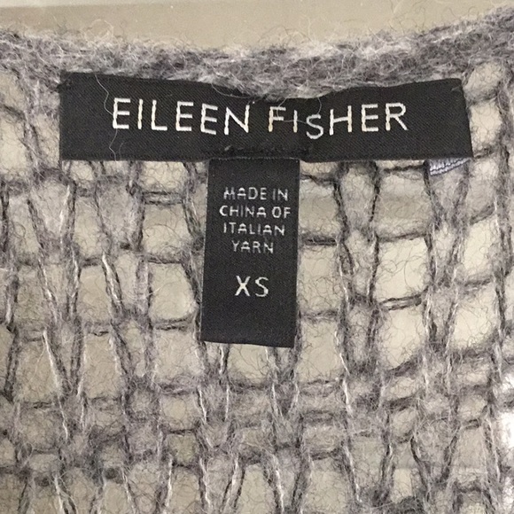SOLD! Eileen Fisher Italian Yarn Knit Tank in Gray - Picture 3 of 3